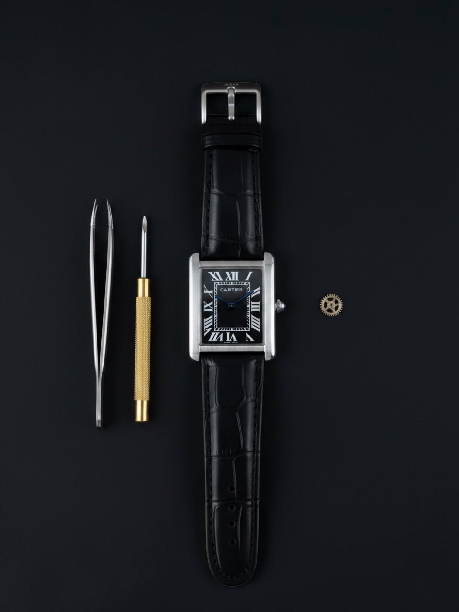 Tank Noir - Cartier Unisex